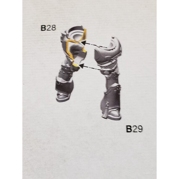 Warhammer 40K Emperors Children Bits Tormentor Infractor Armored Torso Legs x4 - Picture 6 of 8